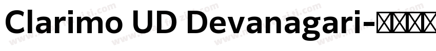 Clarimo UD Devanagari字体转换